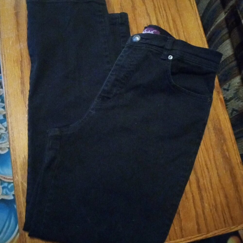 Women's Gloria Vanderbilt Black Boot Leg Jeans 18